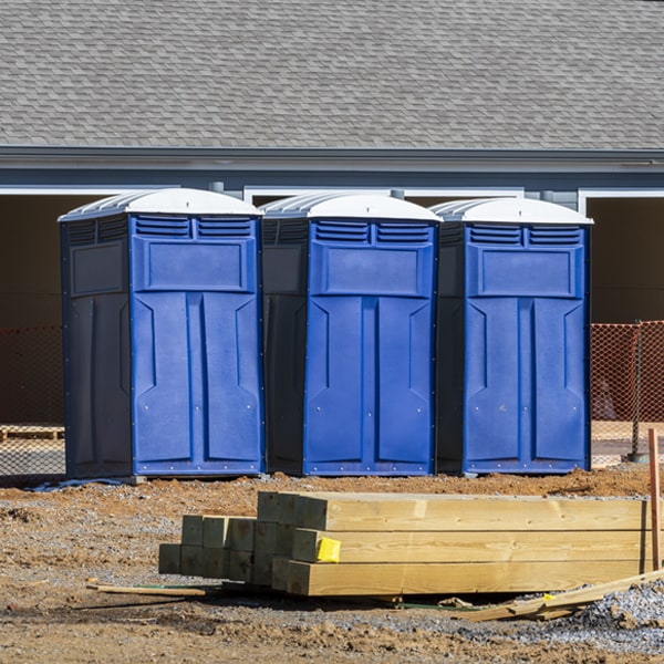 what is the cost difference between standard and deluxe porta potty rentals in Johnston South Carolina